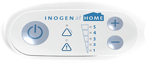 Inogen At Home bedieningspaneel