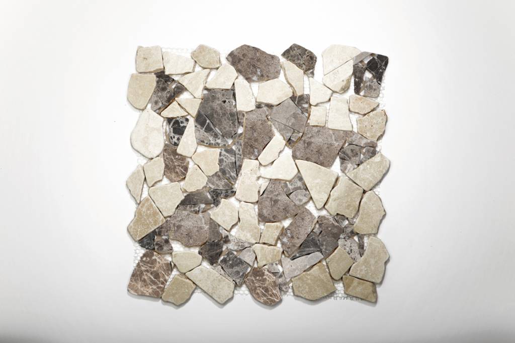 Castanao Cream Mosaic For 10 90 Ninos Naturalstone Tiles Castanao Cream Natural Stone Mosaic Tiles