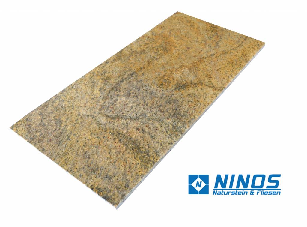 Madura Gold Granit Fliesen für 41,90€/m² kaufen Ninos Naturstein