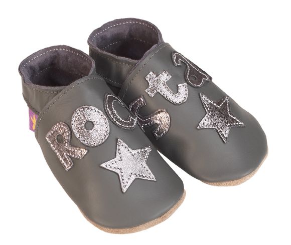 babyslofjes rock star grey metal