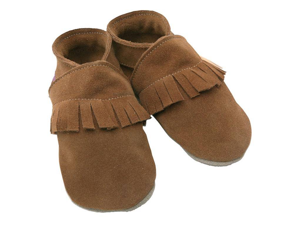 babyslofjes Ciao moccasin bruin