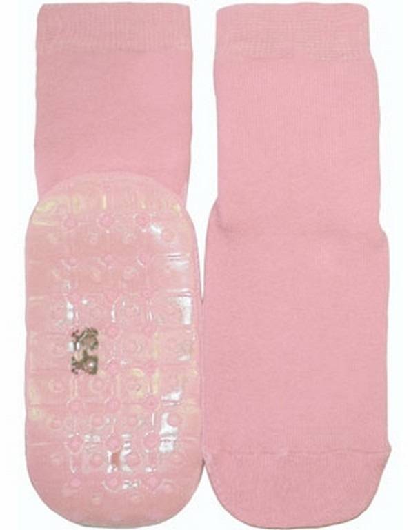 anti-slip sokken Stoppi uni roze