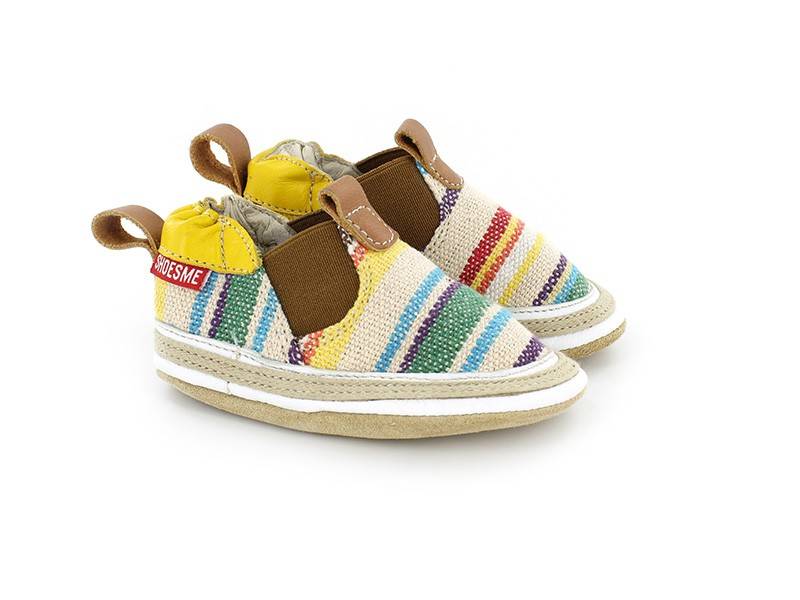 babyslofjes Babyproof Soft espadrille geel