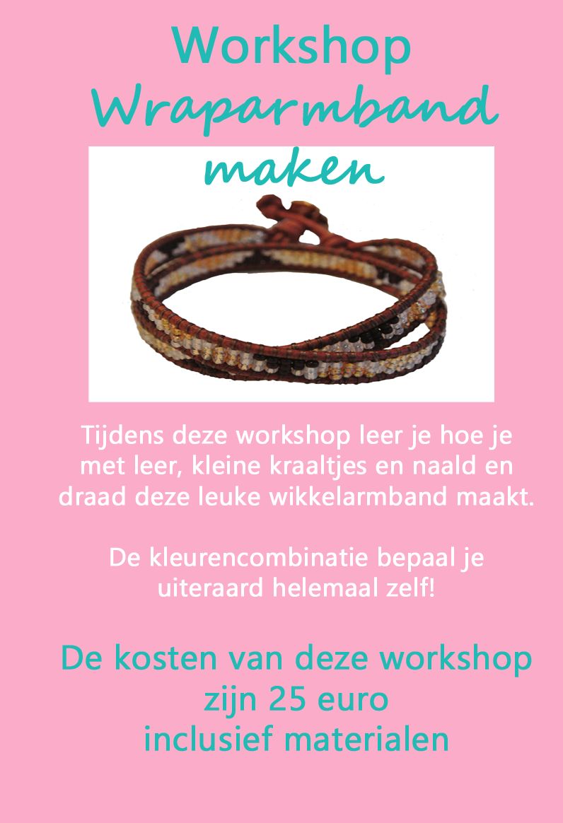 Workshop Wraparmband maken