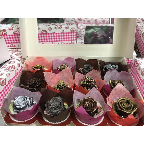 Rozen.nl Cupcake Christmas mix (x12) Rozen.nl Cupcake Christmas mix (x12)