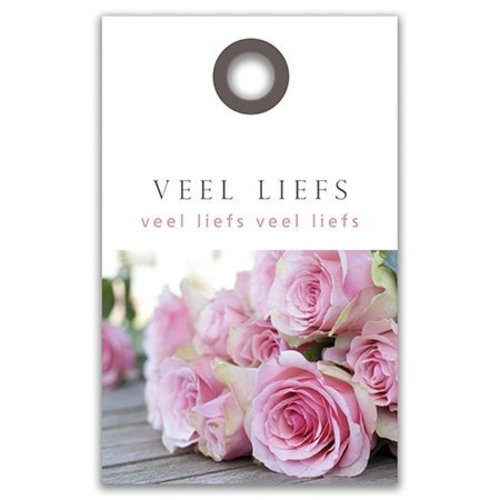 Rozen.nl kaartje Veel Liefs ! Rozen.nl kaartje Veel Liefs !