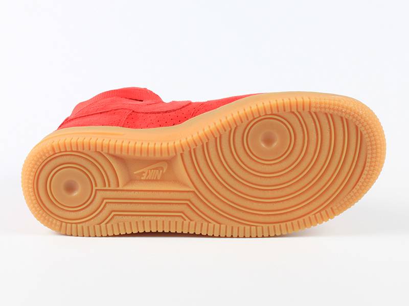 Nike Air Force Suede Rood Nike Air Force Suede Rood