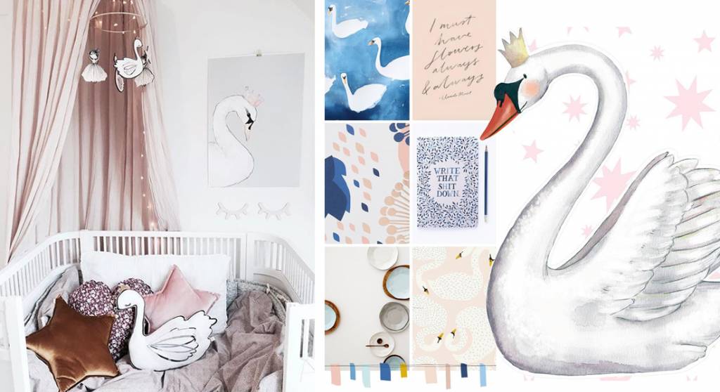 A little magic from our watercolor Swan Prinses