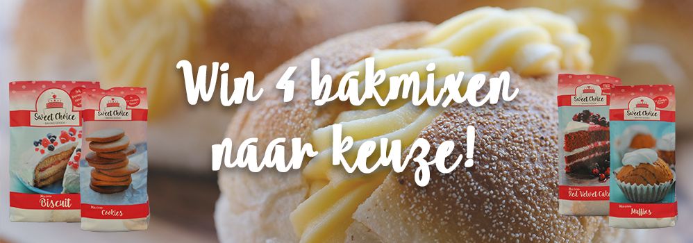 Win vier zakken bakmixen naar keuze!