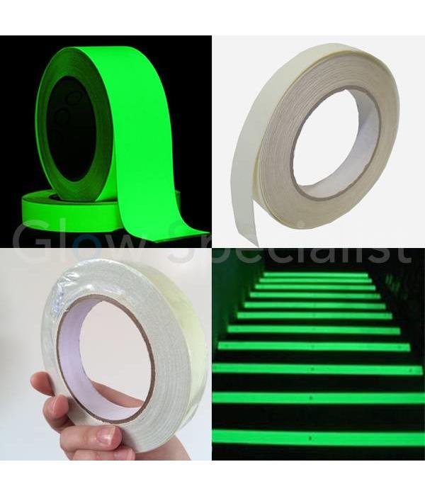 GLOW IN THE DARK TAPE 20 MM X 10 M Koop Je Bij Glow Specialist   Glow In The Dark Tape 20 Mm X 10 M 