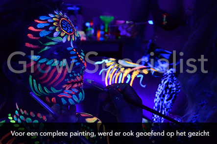 Workshop UV Bodypainten foto 8