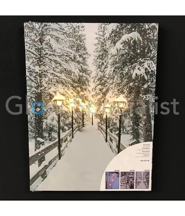 CANVAS SCHILDERIJ MET LED 40 X 30CM - 6 LED - koop je bij Glow ... CANVAS SCHILDERIJ MET LED 40 X 30CM - 6 LED - koop je bij Glow ...