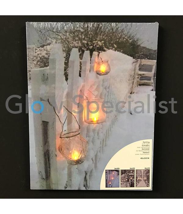 CANVAS SCHILDERIJ MET LED 40 X 30CM - 3 LED - koop je bij Glow ... CANVAS SCHILDERIJ MET LED 40 X 30CM - 3 LED - koop je bij Glow ...
