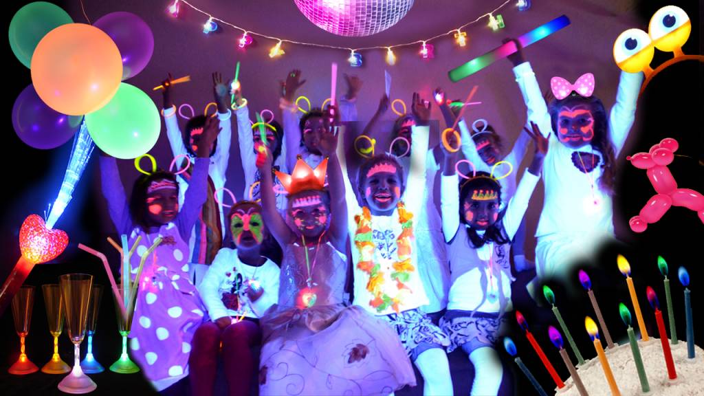 Kinderfeestje organiseren? Maak er een Glow-in-the-dark feestje van!