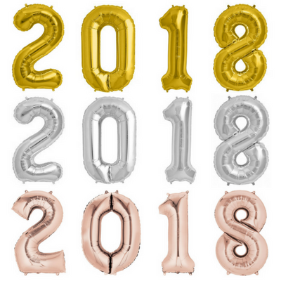 2018 folieballonnen