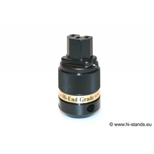 IeGo IEC Plug Rhodium plated 8075 BK (Ru) IeGo IEC Plug Rhodium plated 8075 BK (Ru)