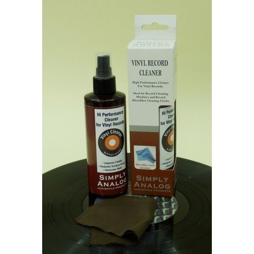 Simply Analog Vinyl Cleaner Alcohol-Free Ready-to-Use 200ml + Microfiber Cloth. Simply Analog Vinyl Cleaner Alcohol-Free Ready-to-Use 200ml + Microfiber Cloth.