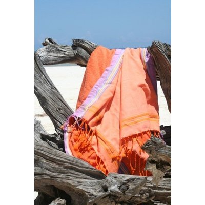 PURE Kenya kikoy kinder strandlaken Diani orange