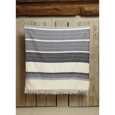 Call it Fouta! hamamdoek XXL Saint Tropez anthracite multi