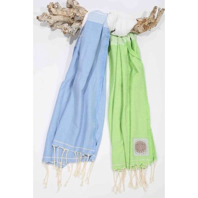Call it Fouta! fouta Splash blue anis