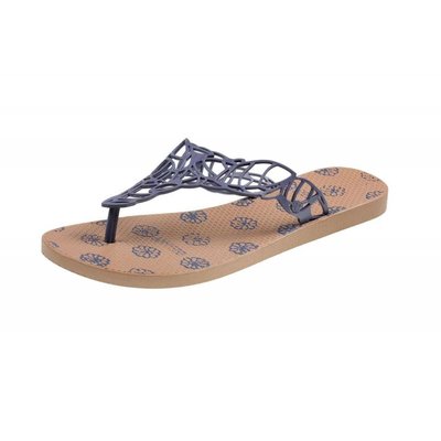 Batucada Slippers Acacia bronze & aubergine