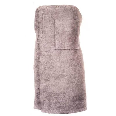 Hamams own unisex saunakilt bamboe grijs L/XL