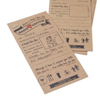 Kaartjes alternatief gastenboek (10 stuks)