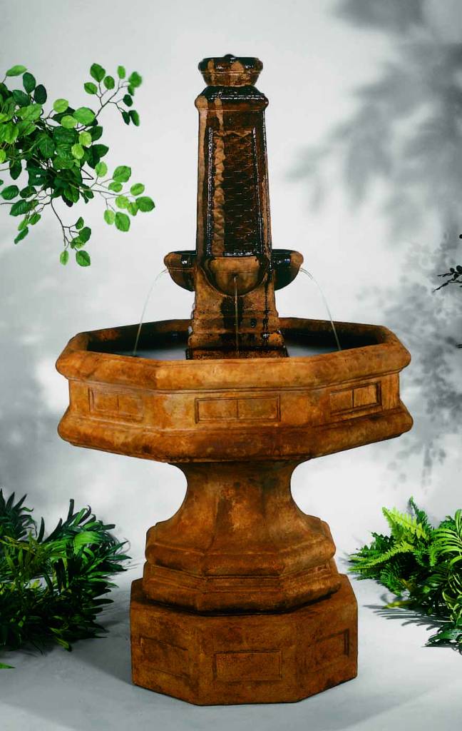 henri studio obelisk fountain Octagon Eliassen Home & Garden Pleasure