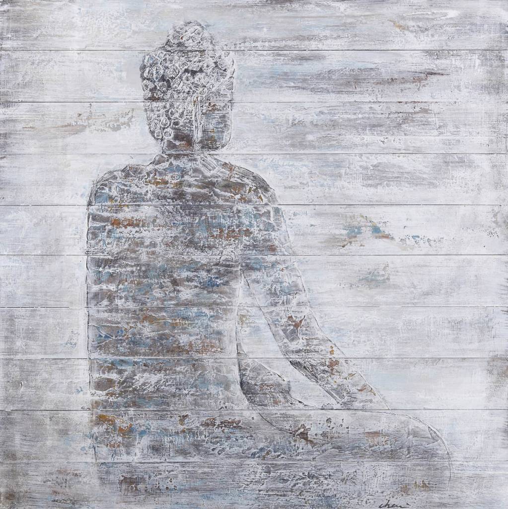 Olie op hout schilderij Boeddha 1 100x100cm - Eliassen Home & Garden ... Olie op hout schilderij Boeddha 1 100x100cm - Eliassen Home & Garden ...