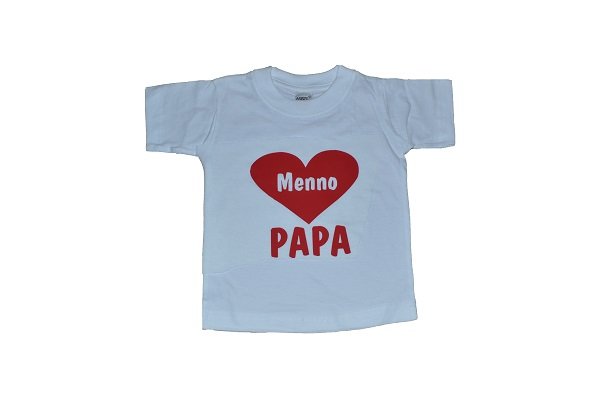 love papa met naam in het hart