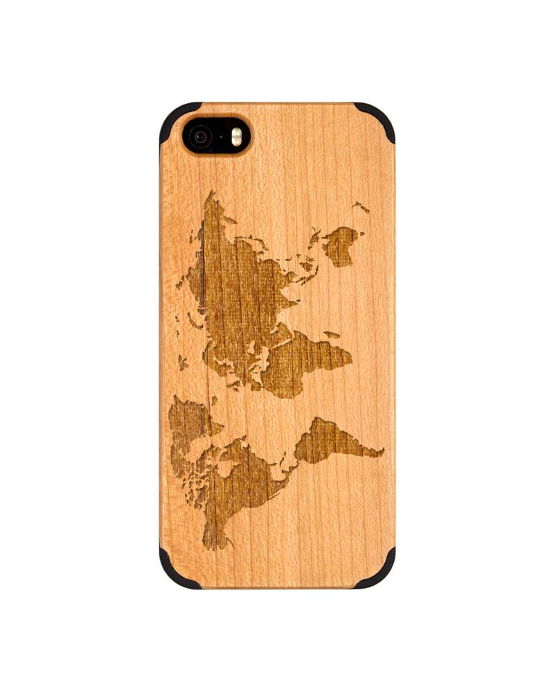 Iphone Hulle Holz Weltkarte Iphone Hulle Holz Weltkarte