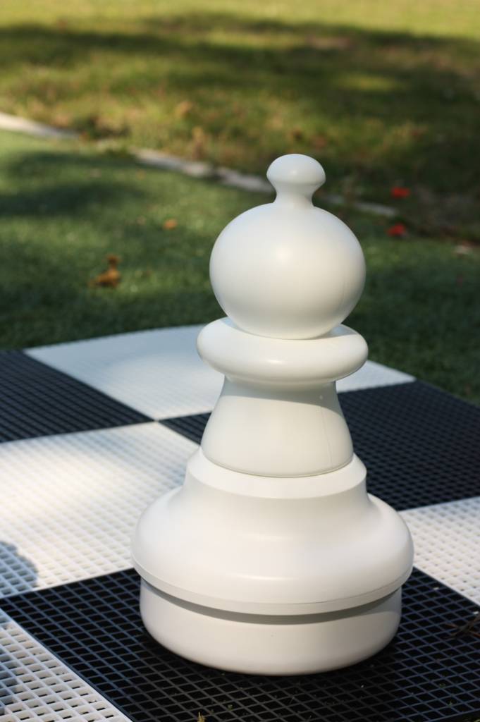 XXL Schachfigur, Bauern Weiss oder Schwarz, 42 cm. 2 teilig. - Ubergames.de