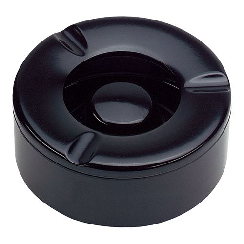 Asbak terras melamine - zwart | 937185 - HorecaRama