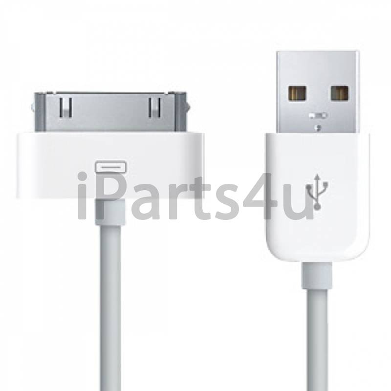 Iparts4U Dockconnector Naar Usb Kabel Ipad Ipod En Iphone Wit iparts4u kopen in de aanbieding