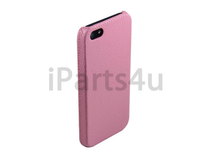 Iparts4U Hardcover Snap Case Iphone 55S Luxe Leder Roze iparts4u kopen in de aanbieding