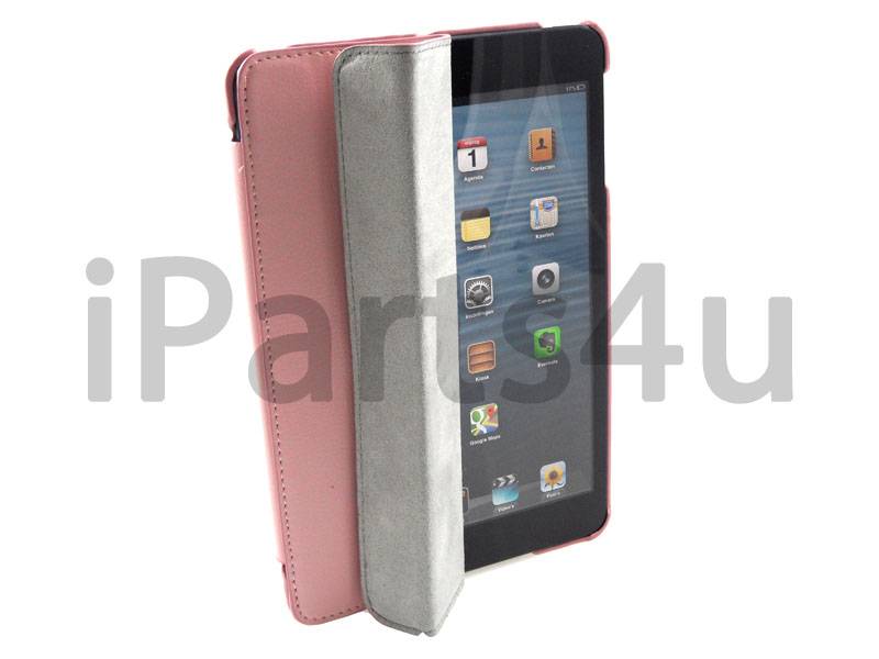 Iparts4U Smartcase Ipad Mini Roze Leer iparts4u kopen in de aanbieding