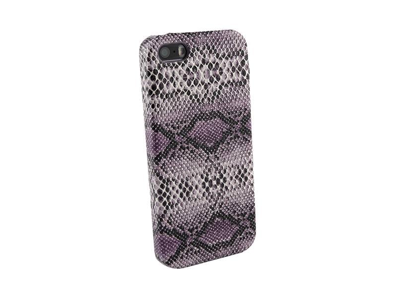 Iparts4U Iphone 5 En 5S Hardcover Hoesje Slangenprint Paars iparts4u kopen in de aanbieding