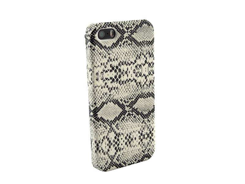 Iparts4U Iphone 5 En 5S Hardcover Hoesje Slangenprint Wit iparts4u kopen in de aanbieding