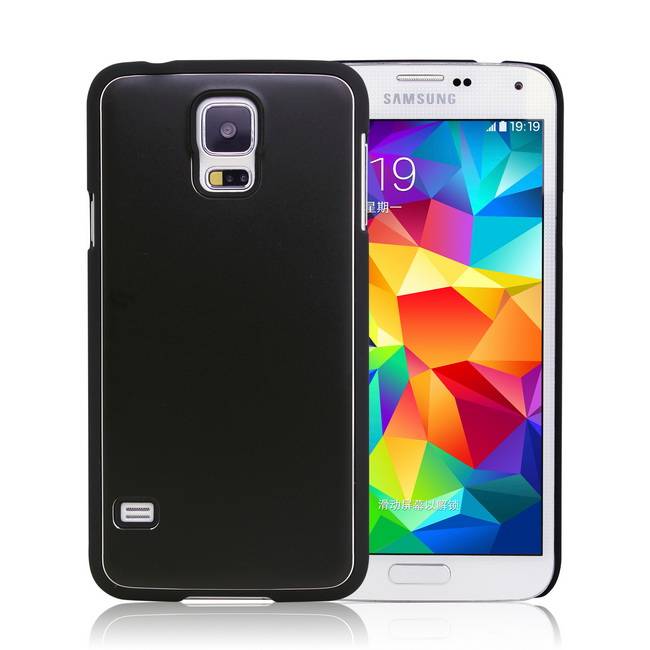 Iparts4U Aluminium Samsung Galaxy S5 Snap Case Hoesje Zwart iparts4u kopen in de aanbieding