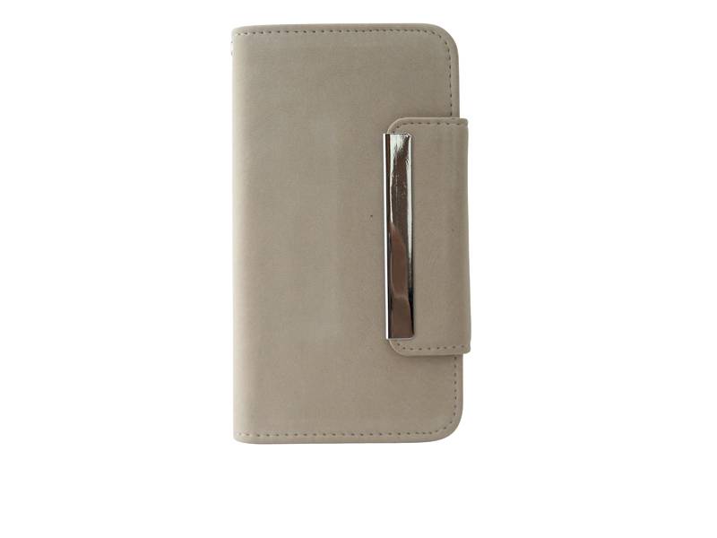 Iparts4U Luxe Suede Bookcase Boek Hoesje Samsung Galaxy S5 Wit iparts4u kopen in de aanbieding