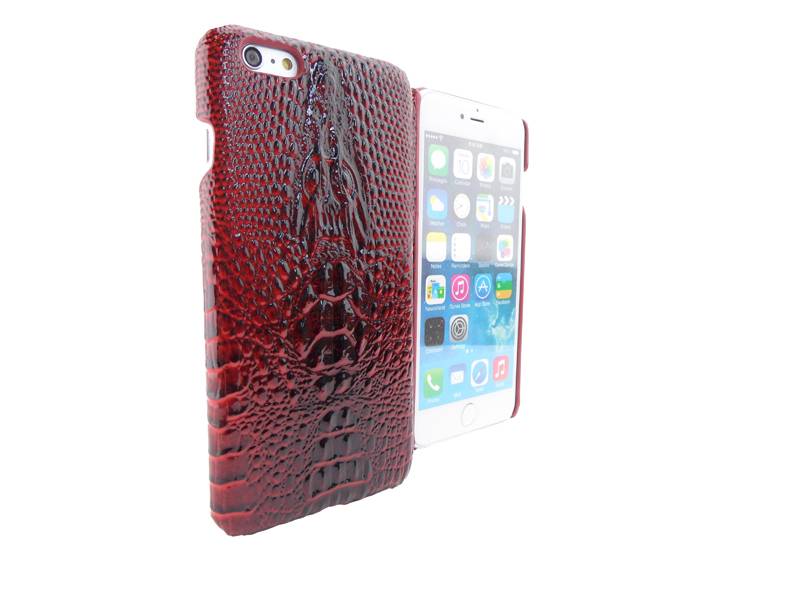 Iparts4U Iphone 6 Plus Hoesje Hardcover Krokodil Rood iparts4u kopen in de aanbieding
