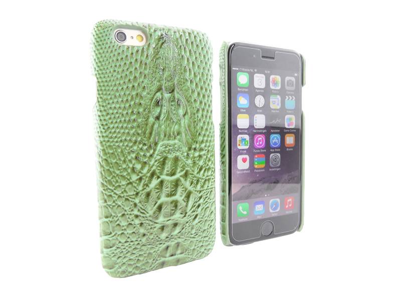 Iparts4U Krokodil Hardcover Snap Case Iphone 6 En 6S Croco Groen iparts4u kopen in de aanbieding