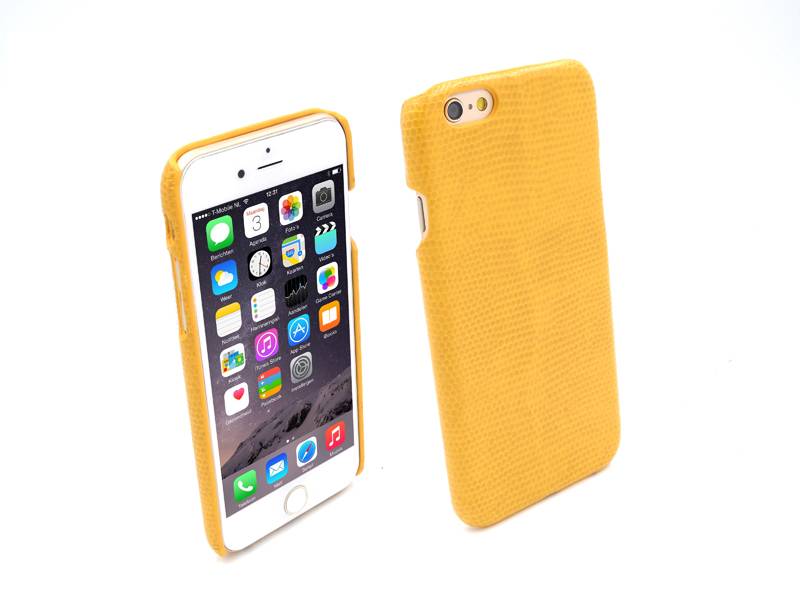 Iparts4U Snap Case Iphone 6 En 6S Slang Hardcover Geel iparts4u kopen in de aanbieding
