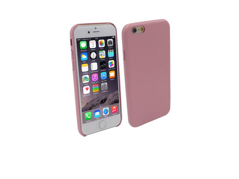 Iparts4U Ultra Dunne Vinyl Lederen Backcover Case Iphone 6 Roze iparts4u kopen in de aanbieding