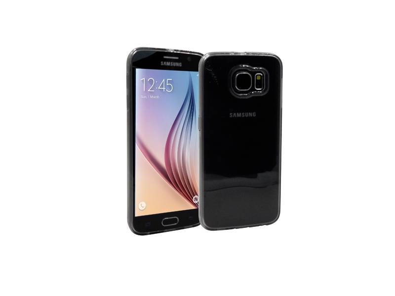 Iparts4U Samsung Galaxy S6 Siliconen Gel Hoesje Zwart Mat Transparant iparts4u kopen in de aanbieding Iparts4U Samsung Galaxy S6 Siliconen Gel Hoesje Zwart Mat Transparant iparts4u kopen in de aanbieding