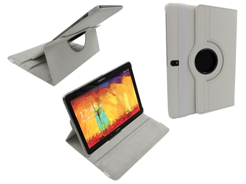 Iparts4U Samsung Galaxy Note 2014 Hoes Draaibaar 360 Graden Wit iparts4u kopen in de aanbieding