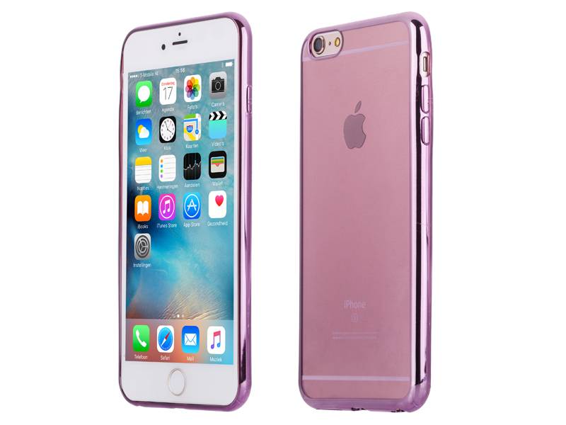Iparts4U Iphone 6 En 6S Bumper Case Siliconen Ultra Dun Roze iparts4u kopen in de aanbieding