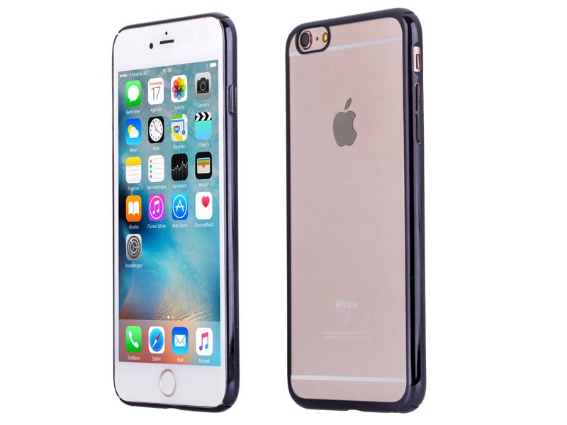 Iparts4U Iphone 6 Plus En 6S Bumper Hardcase Ultra Dun Zwart iparts4u kopen in de aanbieding