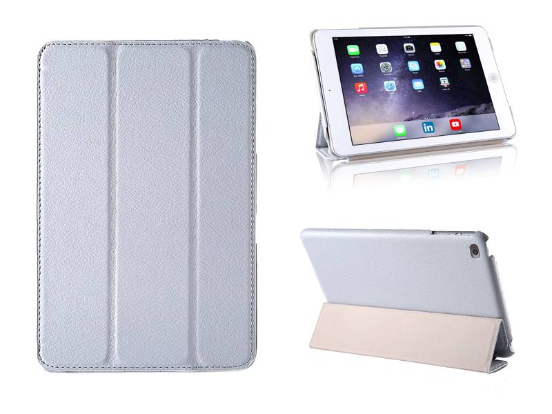 Iparts4U Ipad Mini 4 Smart Case Hoes Leder Grijs iparts4u kopen in de aanbieding