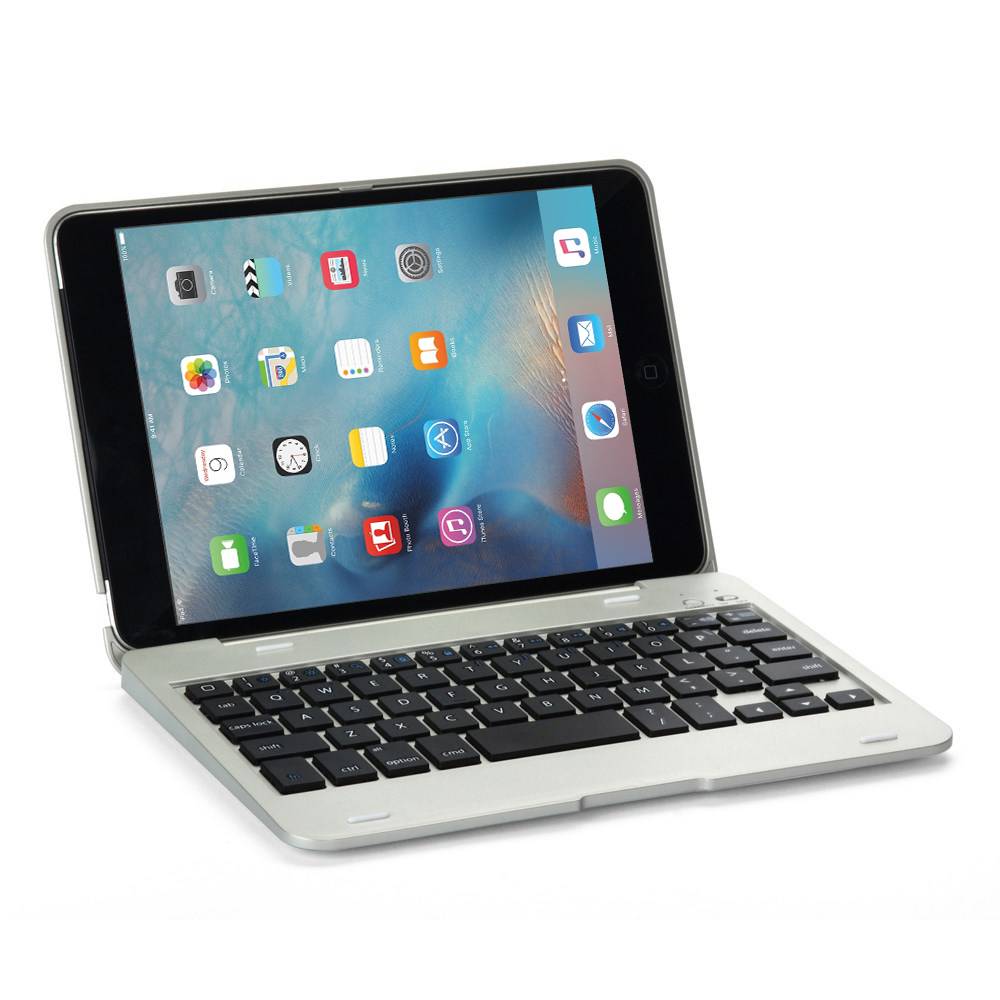 Iparts4U Ipad Mini Toetsenbord Keyboard Full Protection Zilver iparts4u kopen in de aanbieding